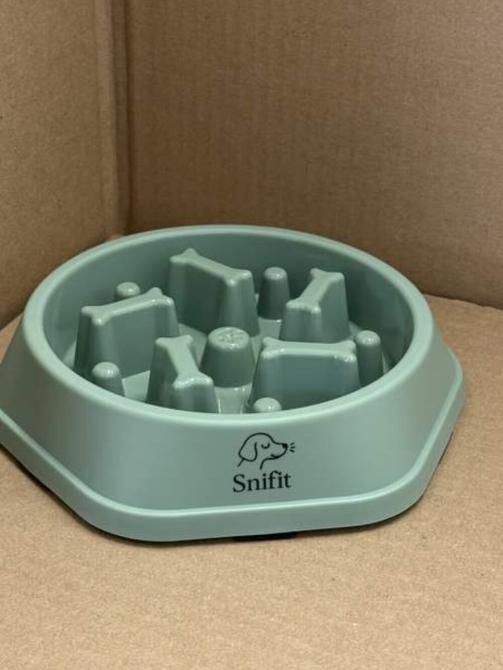Slow Feeder Bowl for Small & Medium Cats & Dogs Green